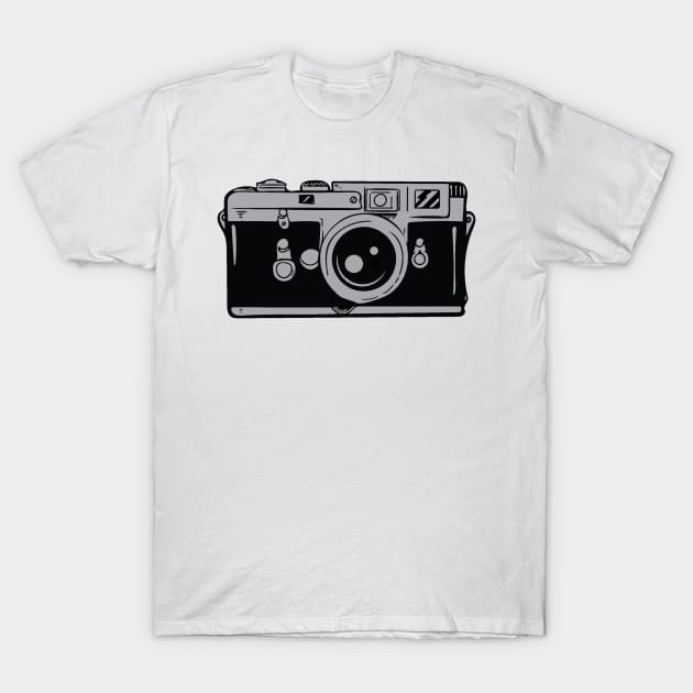 Vintage Photography Camera I Passion T-Shirt by Art by Ergate